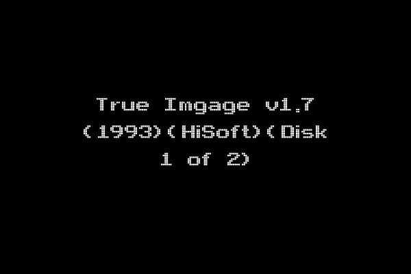 True Imgage v1.7 (1993)(HiSoft)(Disk 1 of 2)