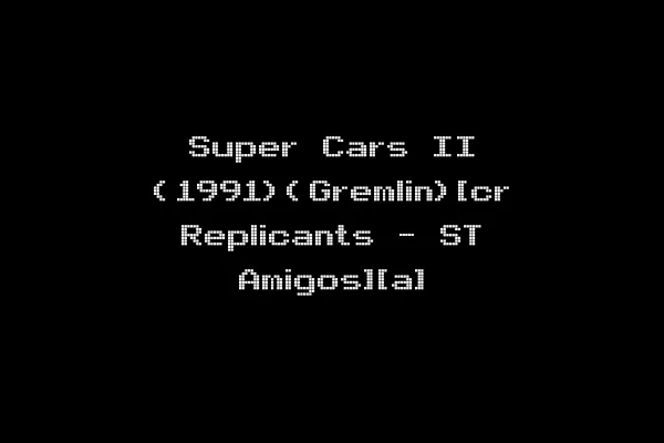 Super Cars II (1991)(Gremlin)[cr Replicants - ST Amigos][a]