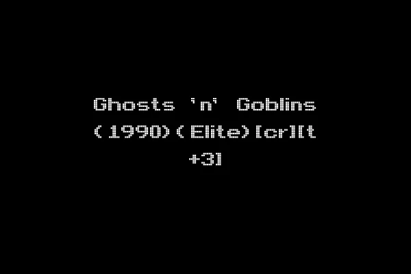 Ghosts 'n' Goblins (1990)(Elite)[cr][t +3]