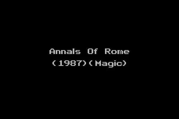 Annals Of Rome (1987)(Magic)