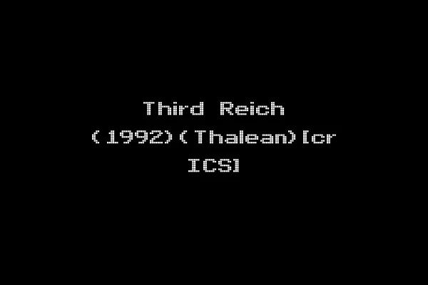 Third Reich (1992)(Thalean)[cr ICS]