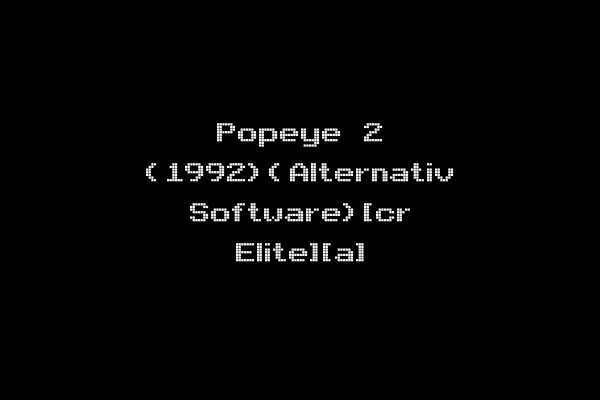 Popeye 2 (1992)(Alternativ Software)[cr Elite][a]