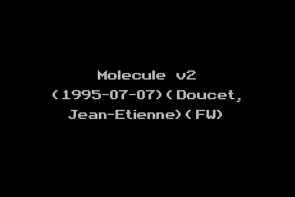 Molecule v2 (1995-07-07)(Doucet, Jean-Etienne)(FW)