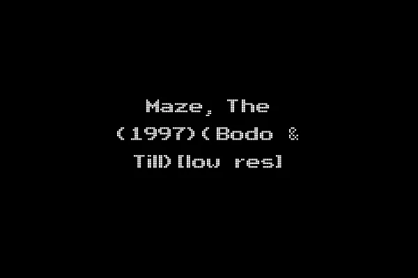 Maze, The (1997)(Bodo & Till)[low res]