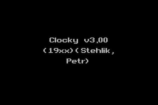 Clocky v3.00 (19xx)(Stehlik, Petr)
