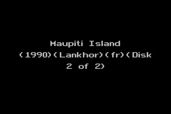 Maupiti Island (1990)(Lankhor)(fr)(Disk 2 of 2)