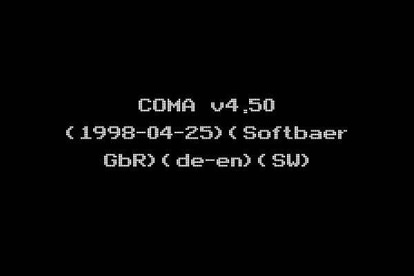 COMA v4.50 (1998-04-25)(Softbaer GbR)(de-en)(SW)
