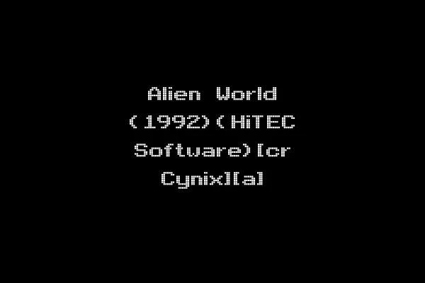 Alien World (1992)(HiTEC Software)[cr Cynix][a]