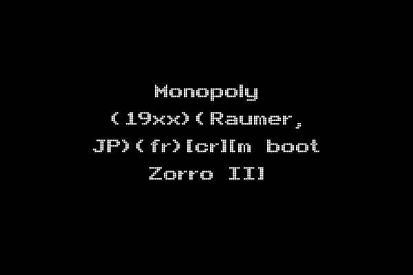 Monopoly (19xx)(Raumer, JP)(fr)[cr][m boot Zorro II]