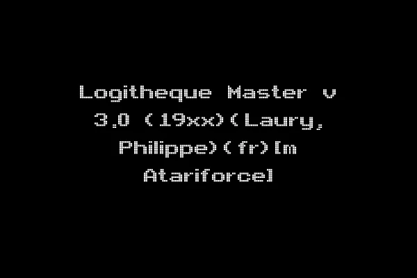 Logitheque Master v 3.0 (19xx)(Laury, Philippe)(fr)[m Atariforce]