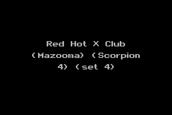 Red Hot X Club (Mazooma) (Scorpion 4) (set 4)