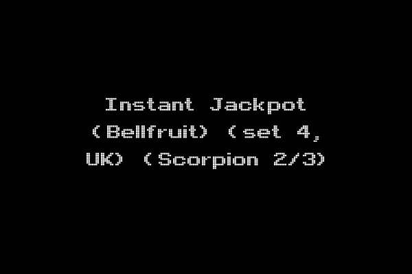 Instant Jackpot (Bellfruit) (set 4, UK) (Scorpion 2/3)