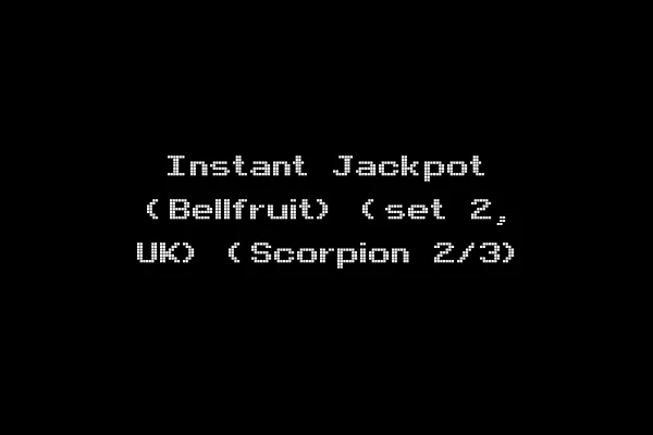 Instant Jackpot (Bellfruit) (set 2, UK) (Scorpion 2/3)
