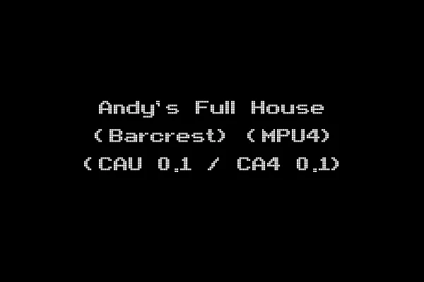 Andy's Full House (Barcrest) (MPU4) (CAU 0.1 / CA4 0.1)