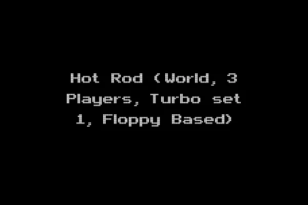 Hot Rod (World, 3 Players, Turbo set 1, Floppy Based)