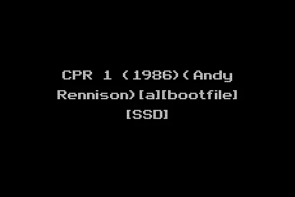 CPR 1 (1986)(Andy Rennison)[a][bootfile] [SSD]