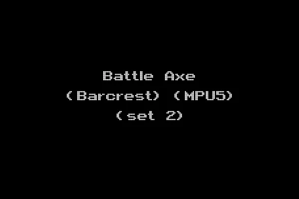 Battle Axe (Barcrest) (MPU5) (set 2)