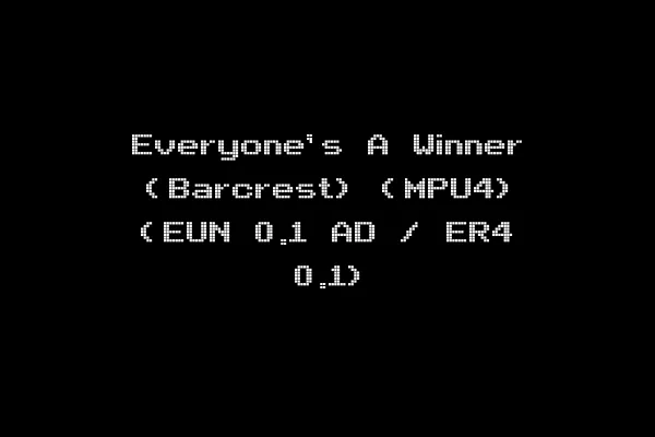 Everyone's A Winner (Barcrest) (MPU4) (EUN 0.1 AD / ER4 0.1)
