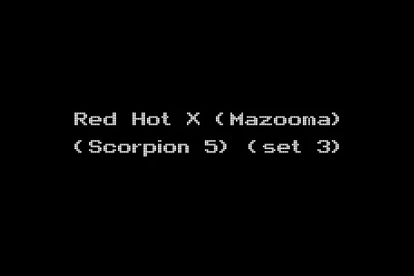 Red Hot X (Mazooma) (Scorpion 5) (set 3)