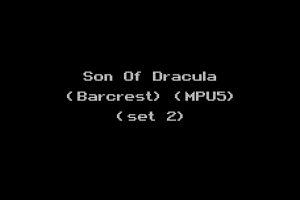 Son Of Dracula (Barcrest) (MPU5) (set 2)