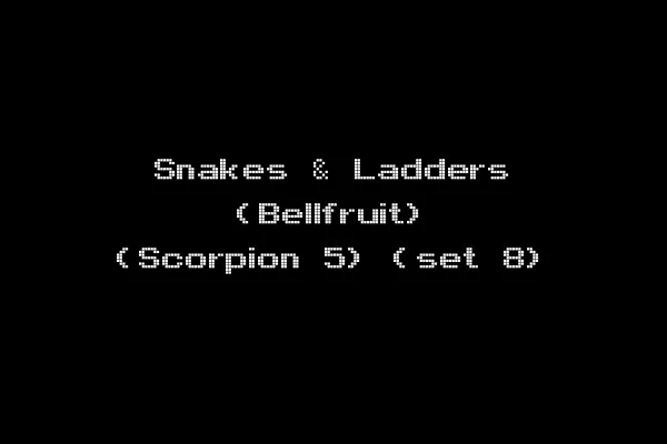 Snakes & Ladders (Bellfruit) (Scorpion 5) (set 8)