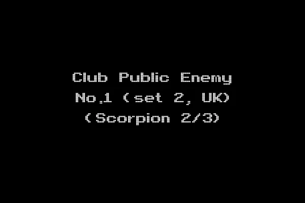 Club Public Enemy No.1 (set 2, UK) (Scorpion 2/3)