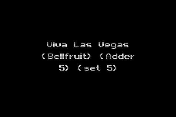 Viva Las Vegas (Bellfruit) (Adder 5) (set 5)