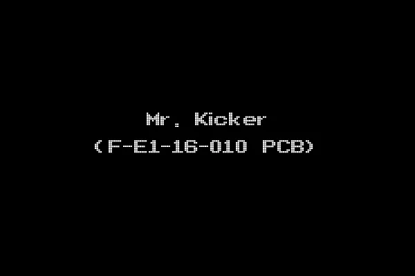 Mr. Kicker (F-E1-16-010 PCB)