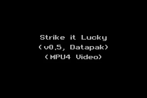 Strike it Lucky (v0.5, Datapak) (MPU4 Video)