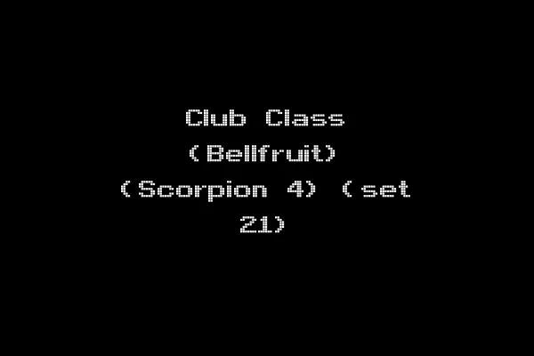 Club Class (Bellfruit) (Scorpion 4) (set 21)