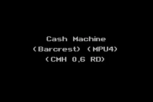 Cash Machine (Barcrest) (MPU4) (CMH 0.6 RD)