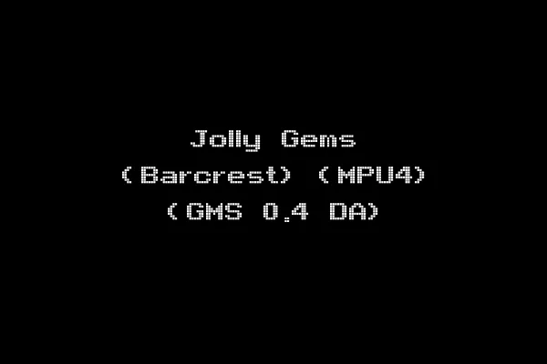 Jolly Gems (Barcrest) (MPU4) (GMS 0.4 DA)