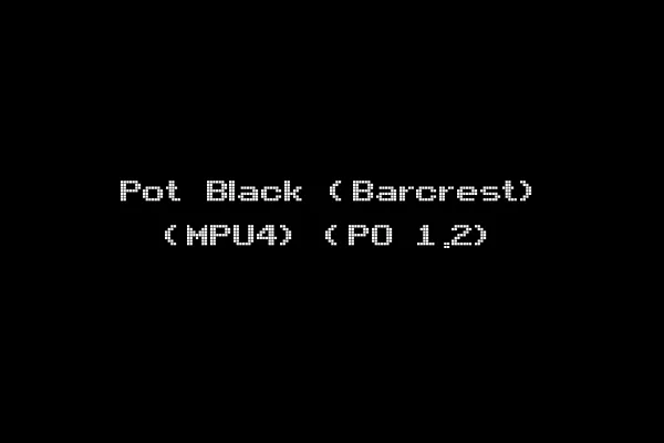 Pot Black (Barcrest) (MPU4) (PO 1.2)