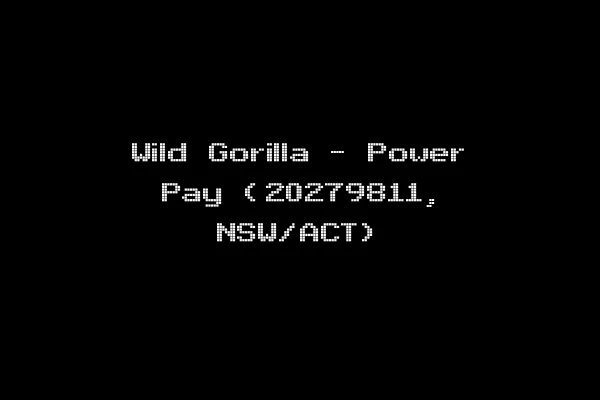 Wild Gorilla - Power Pay (20279811, NSW/ACT)