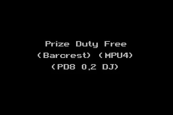 Prize Duty Free (Barcrest) (MPU4) (PD8 0.2 DJ)