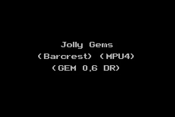 Jolly Gems (Barcrest) (MPU4) (GEM 0.6 DR)