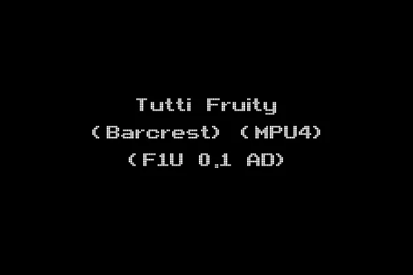 Tutti Fruity (Barcrest) (MPU4) (F1U 0.1 AD)
