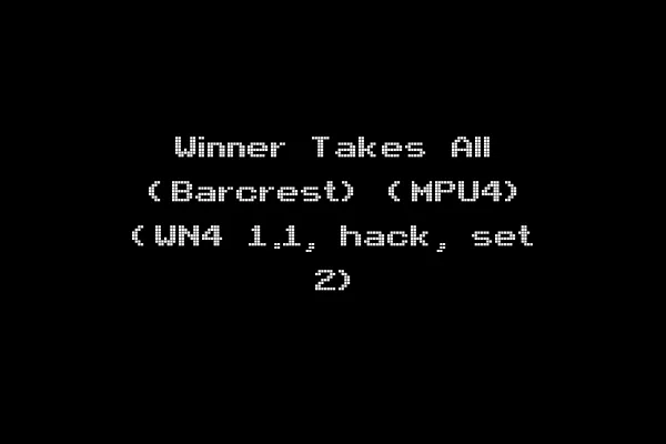 Winner Takes All (Barcrest) (MPU4) (WN4 1.1, hack, set 2)