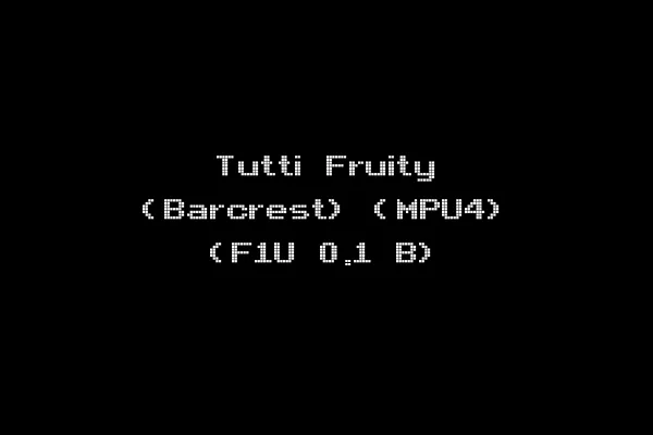 Tutti Fruity (Barcrest) (MPU4) (F1U 0.1 B)