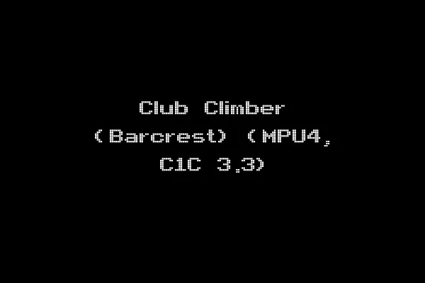 Club Climber (Barcrest) (MPU4, C1C 3.3)