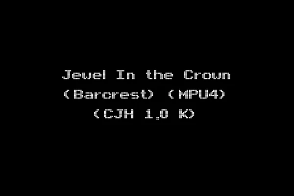 Jewel In the Crown (Barcrest) (MPU4) (CJH 1.0 K)