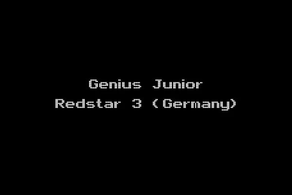 Genius Junior Redstar 3 (Germany)