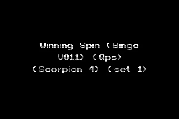 Winning Spin (Bingo V011) (Qps) (Scorpion 4) (set 1)