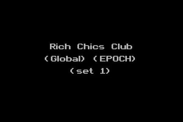 Rich Chics Club (Global) (EPOCH) (set 1)