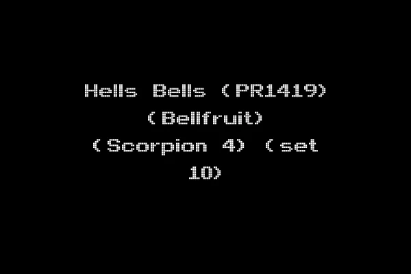 Hells Bells (PR1419) (Bellfruit) (Scorpion 4) (set 10)