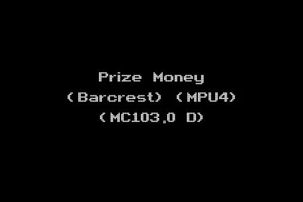 Prize Money (Barcrest) (MPU4) (MC103.0 D)