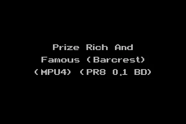 Prize Rich And Famous (Barcrest) (MPU4) (PR8 0.1 BD)