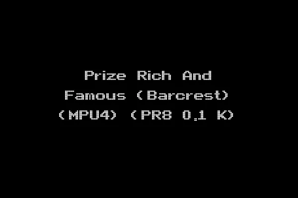 Prize Rich And Famous (Barcrest) (MPU4) (PR8 0.1 K)