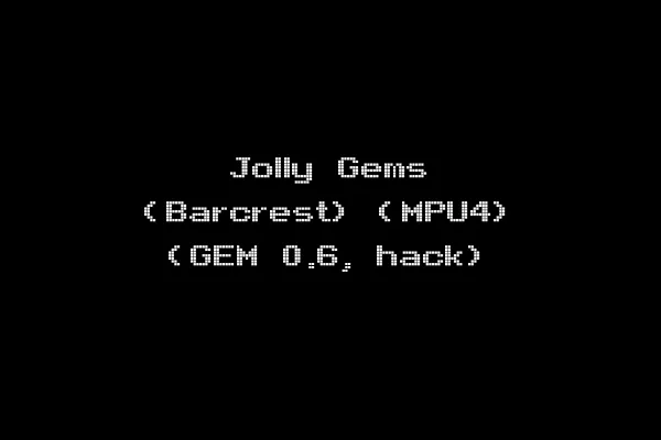 Jolly Gems (Barcrest) (MPU4) (GEM 0.6, hack)