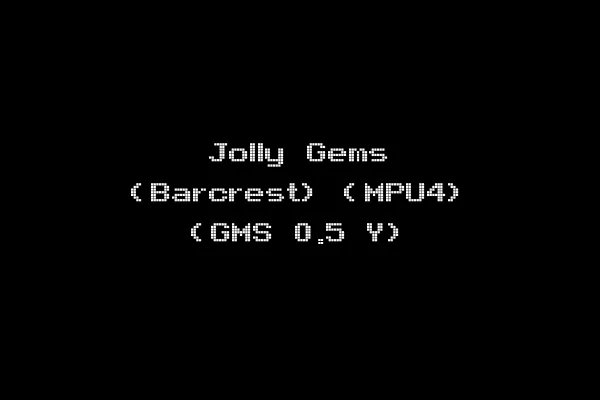 Jolly Gems (Barcrest) (MPU4) (GMS 0.5 Y)
